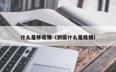 什么是移疫情（到底什么是疫情）